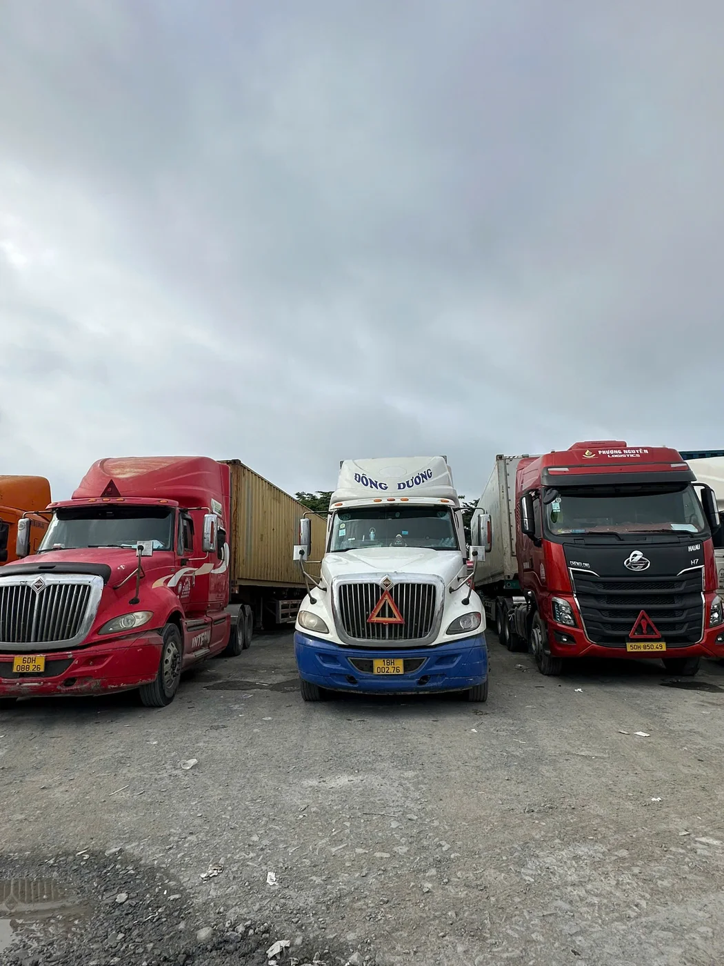Hình ảnh vận tải thực tế Ngân Hà Shipping