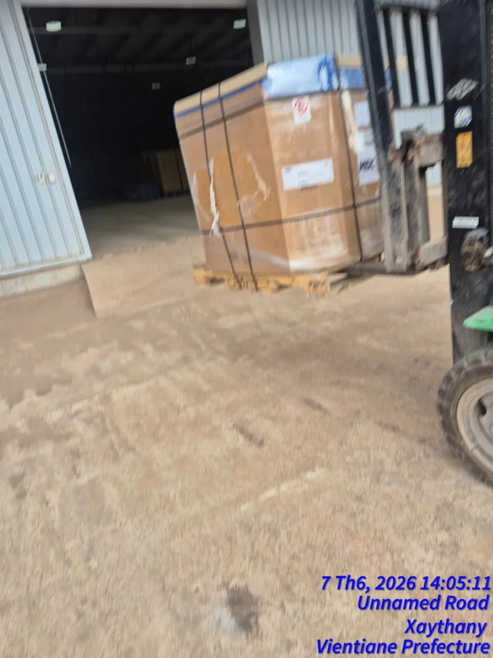 Hình ảnh vận tải thực tế Ngân Hà Shipping