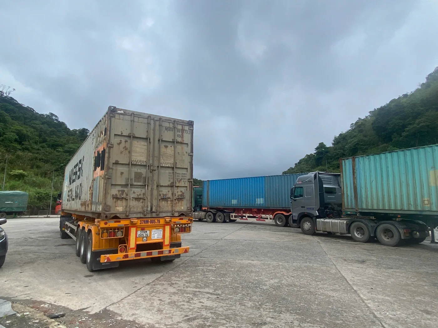 Hình ảnh vận tải thực tế Ngân Hà Shipping