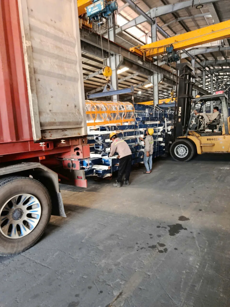 Hình ảnh vận tải thực tế Ngân Hà Shipping