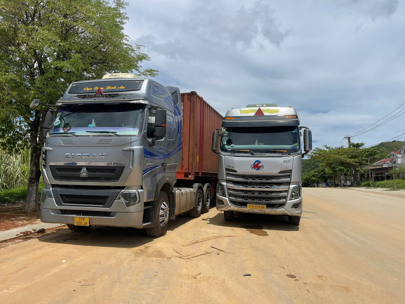 Hình ảnh vận tải thực tế Ngân Hà Shipping