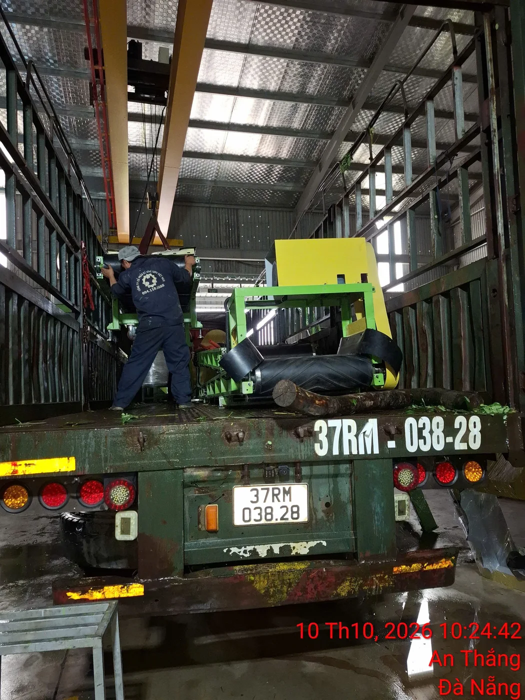 Hình ảnh vận tải thực tế Ngân Hà Shipping