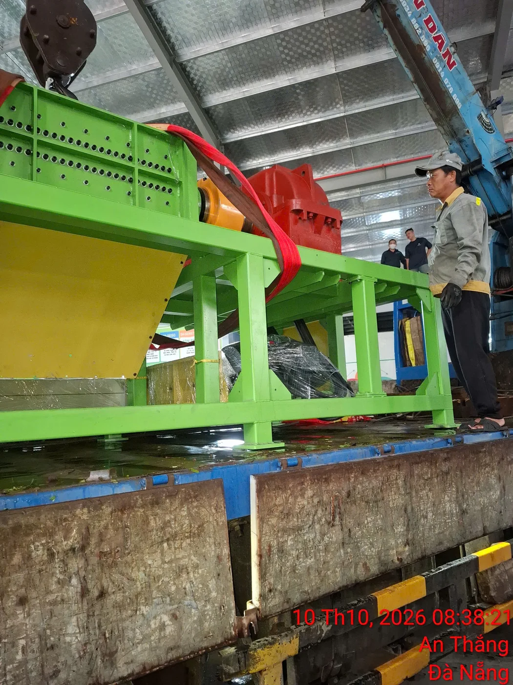 Hình ảnh vận tải thực tế Ngân Hà Shipping