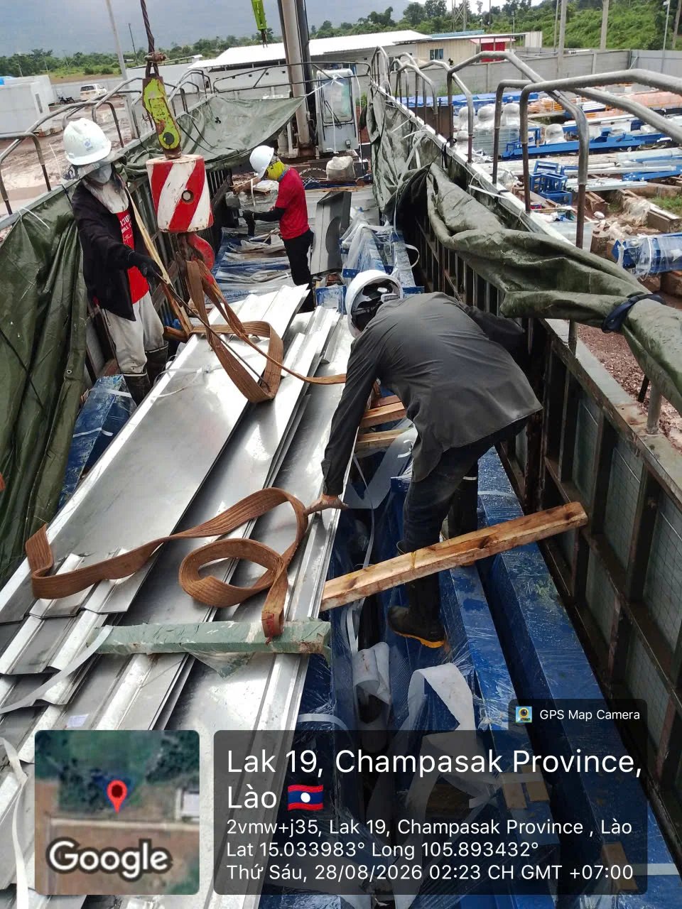 Hình ảnh vận tải thực tế Ngân Hà Shipping